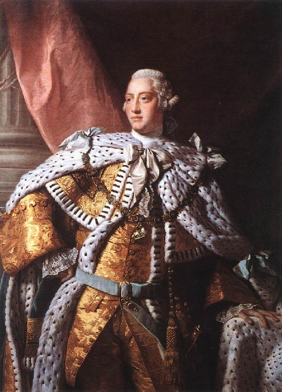 RAMSAY, Allan Portrait of George III Sweden oil painting art